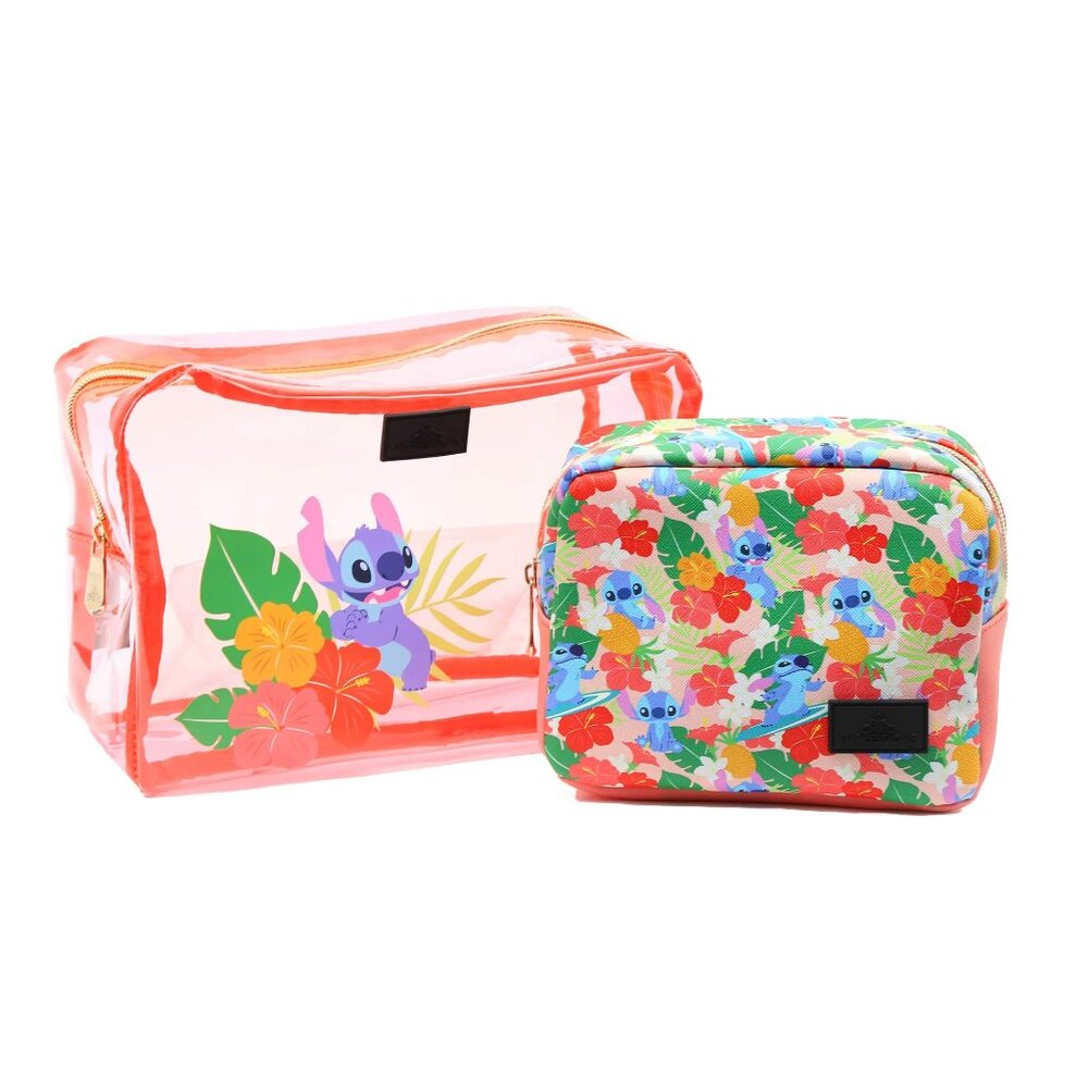 Disney Impressions Stitch Coral Clutch Set - NWT